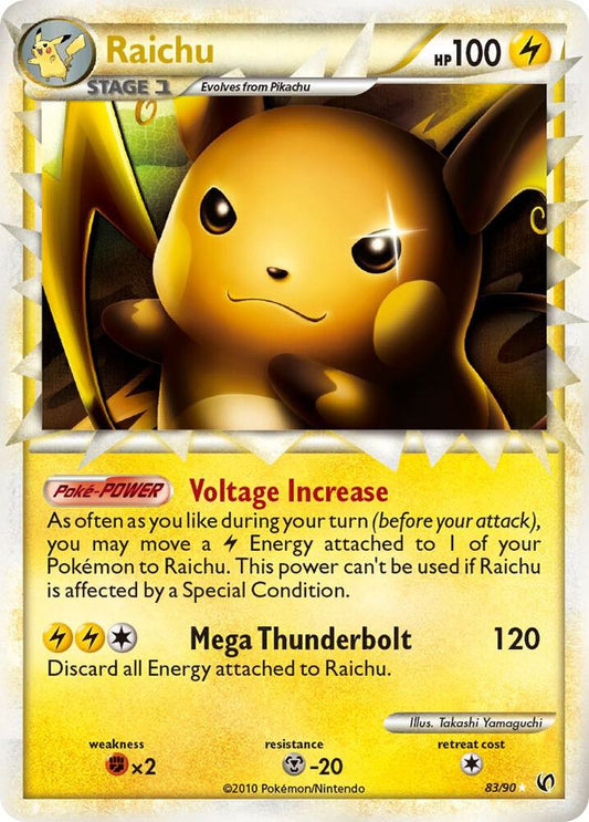 Pokemon Raichu Prime 83/90 Undaunted