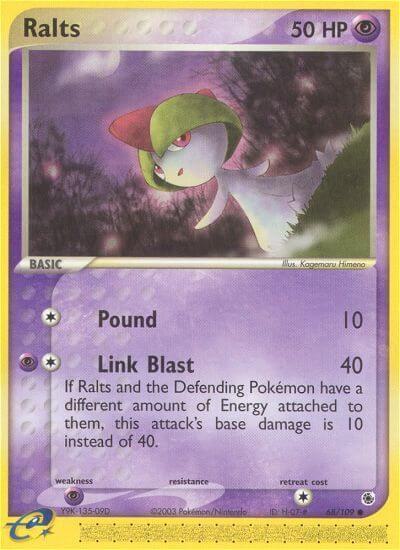 Pokemon Ralts 68/109 EX Ruby & Sapphire