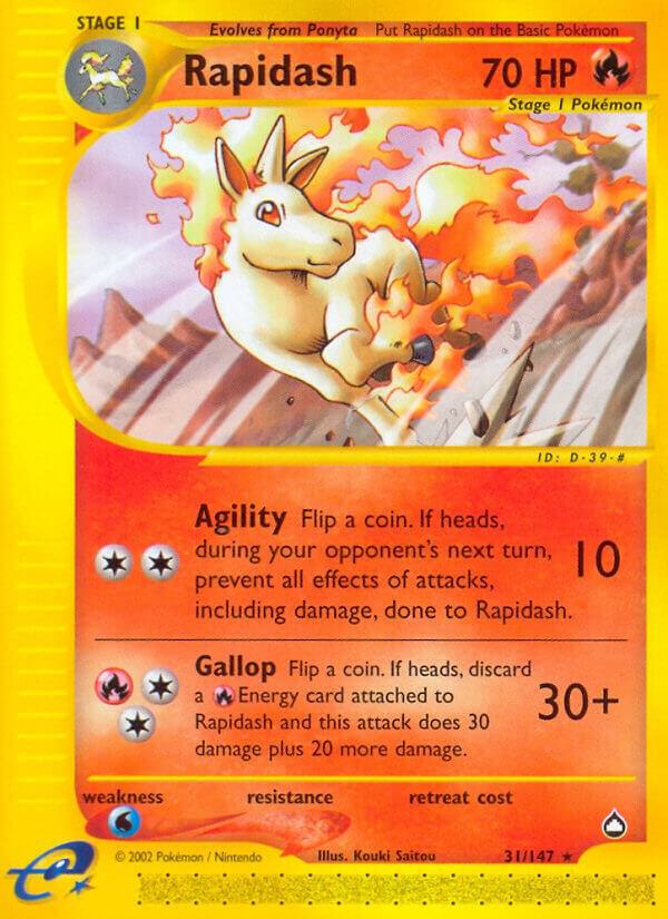 Pokemon Rapidash 31/147 Aquapolis
