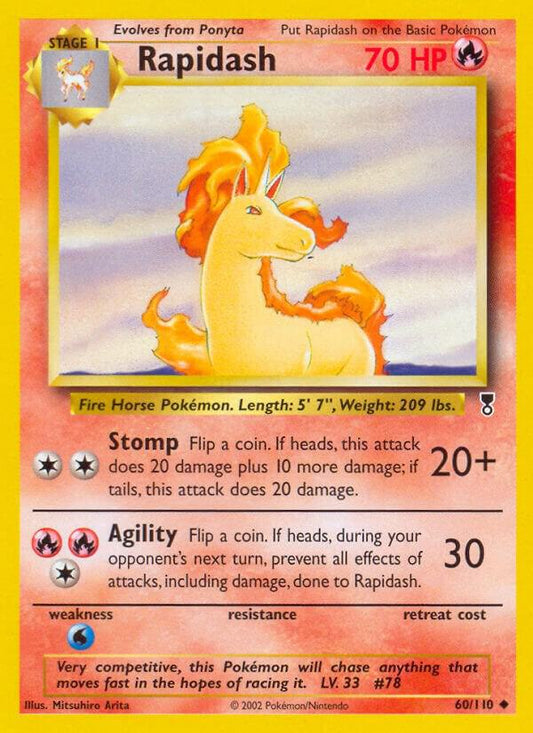 Pokemon Rapidash 60/110 Legendary Collection