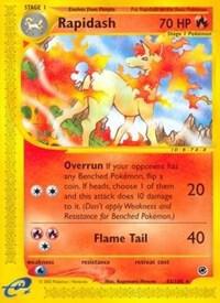 Pokemon Rapidash 62/165 Expedition Base Set