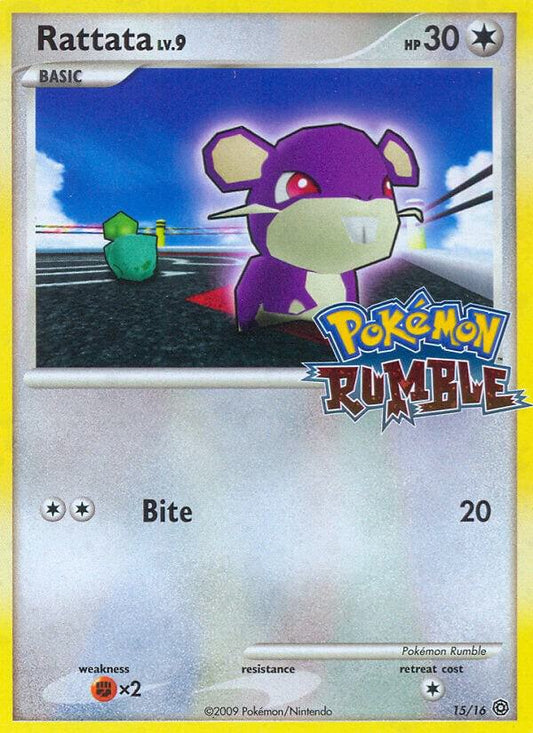 Pokemon Rattata 15/16 Pokémon Rumble