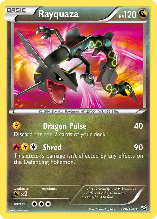 Pokemon Rayquaza 128/124 Dragons Exalted