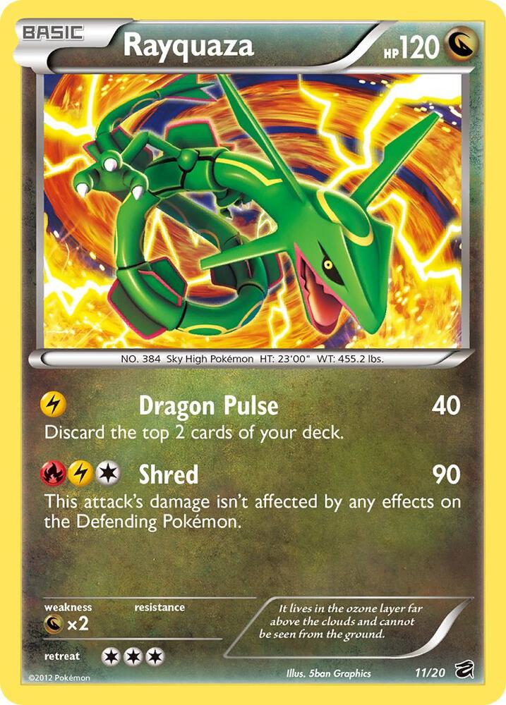Pokemon Rayquaza 11/20 Dragon Vault