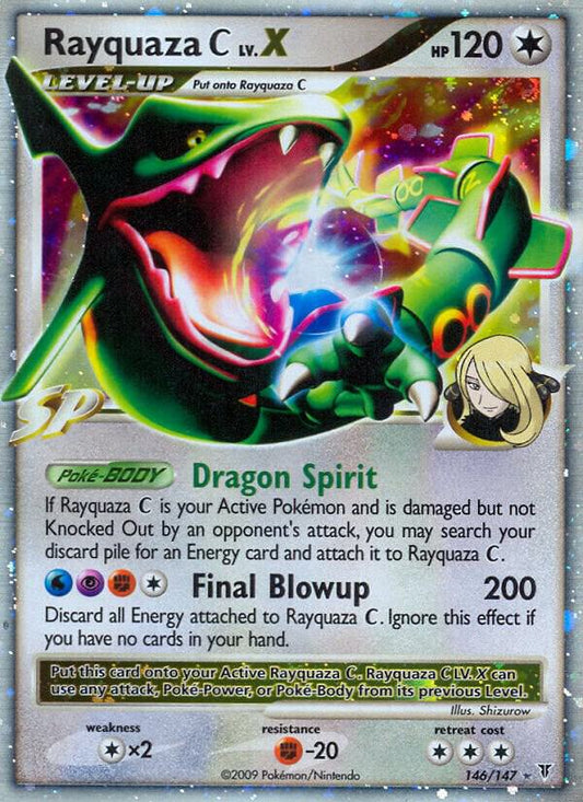 Pokemon Rayquaza C LV.X 146/147 Supreme Victors