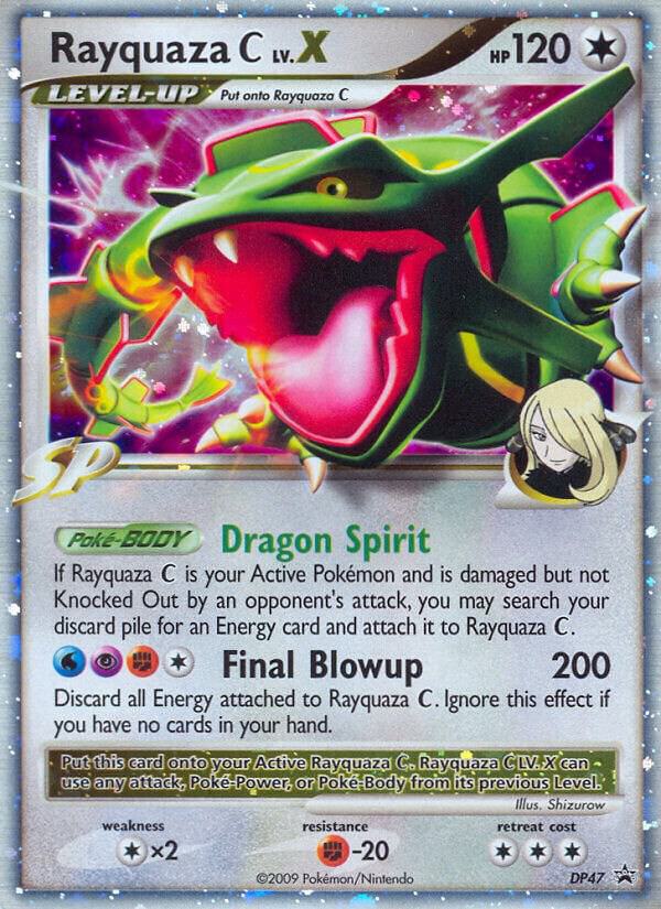 Pokemon Rayquaza C LV.X DP47 Diamond & Pearl Promos