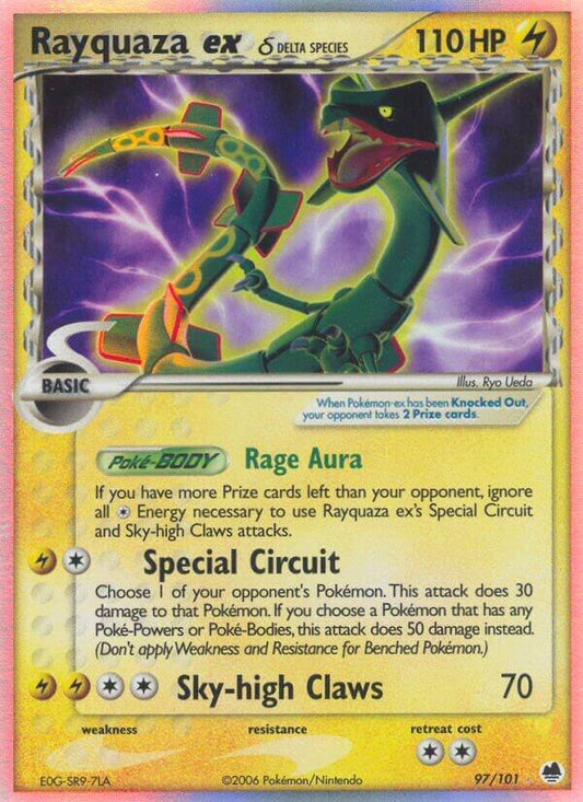 Pokemon Rayquaza ex δ 97/101 Dragon Frontiers