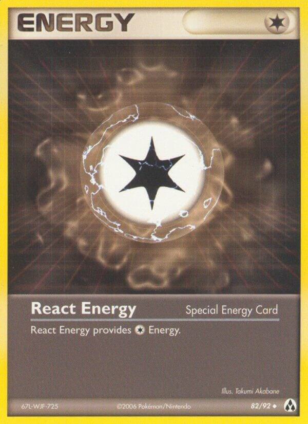 Pokemon React Energy 82/92 Legend Maker