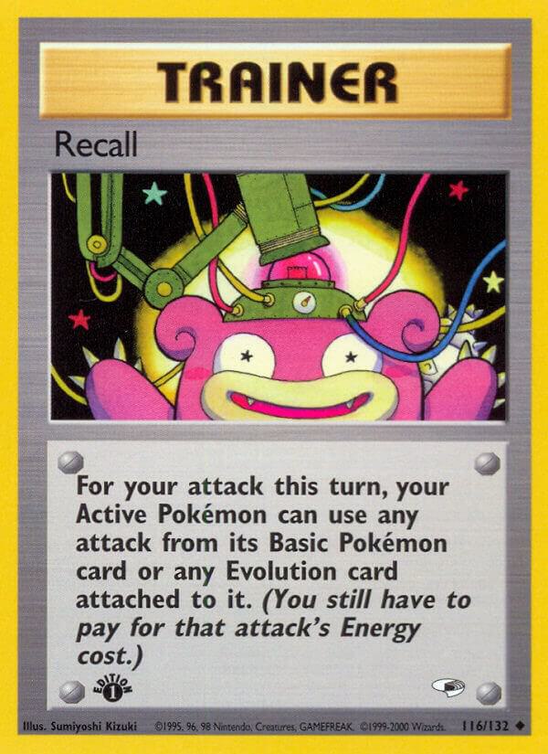 Pokemon Recall 116/132 Gym Heroes