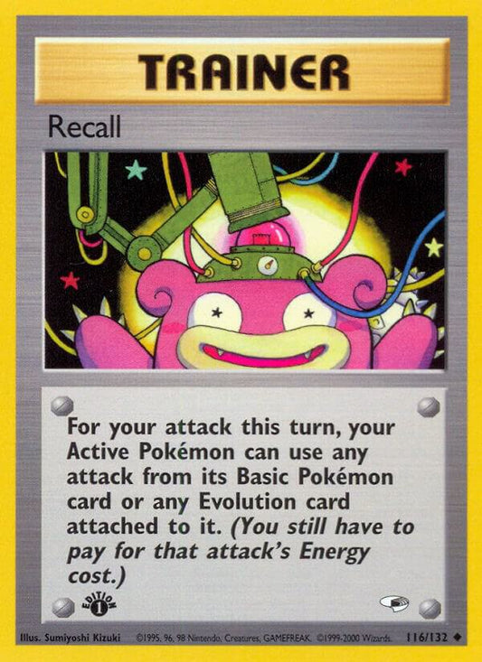 Pokemon Recall 116/132 Gym Heroes