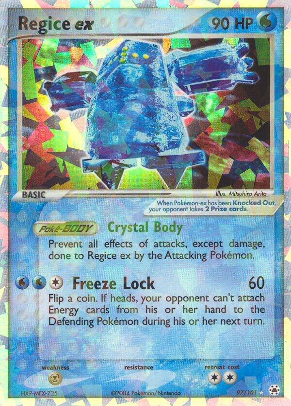 Pokemon Regice ex 97/101 Hidden Legends
