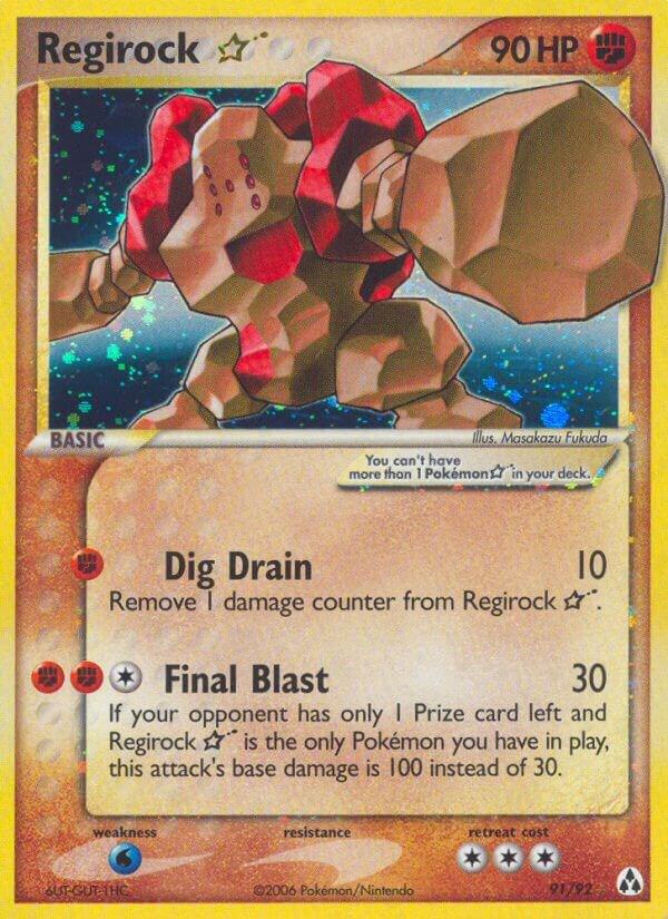 Pokemon Regirock ⭐ 91/92 Legend Maker