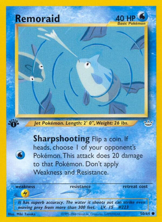 Pokemon Remoraid 50/64 Neo Revelation