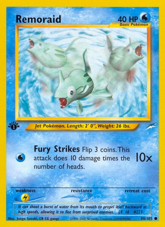 Pokemon Remoraid 80/105 Neo Destiny