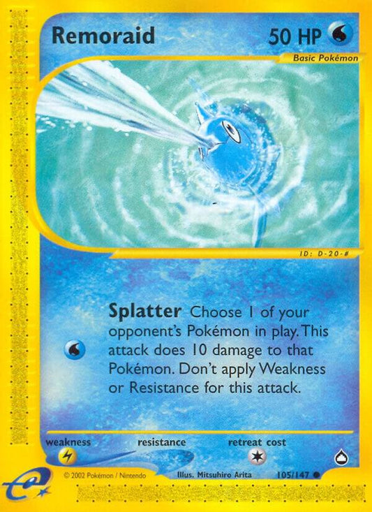 Pokemon Remoraid 105/147 Aquapolis