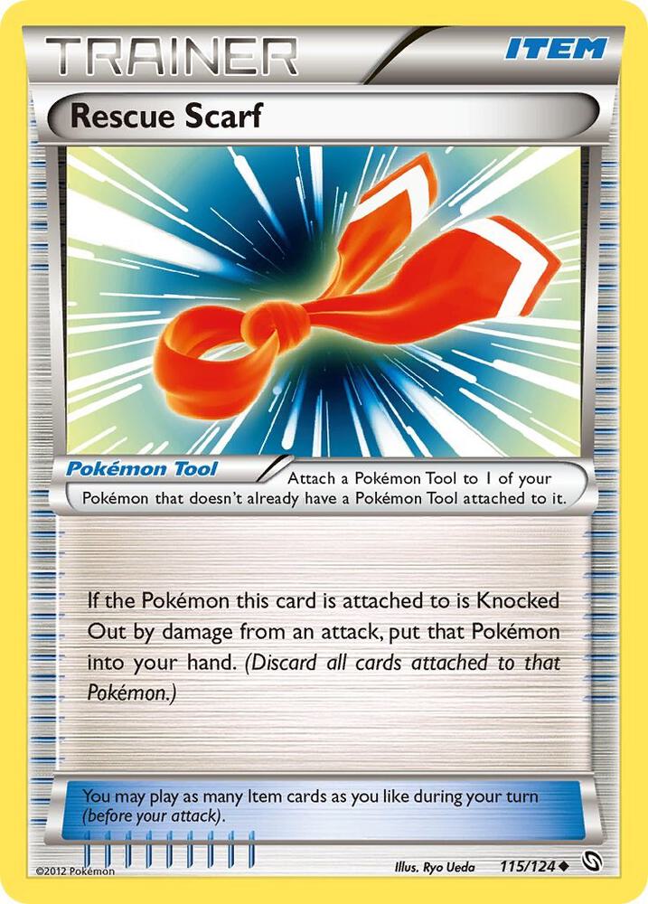 Pokemon Rescue Scarf 115/124 Dragons Exalted