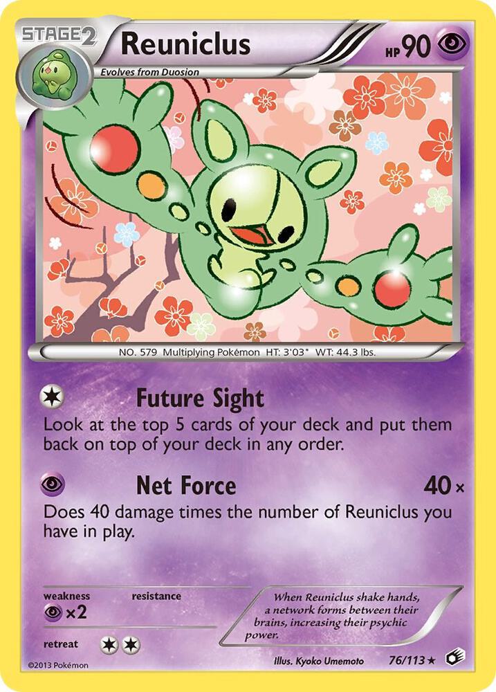 Pokemon Reuniclus 76/113 Legendary Treasures