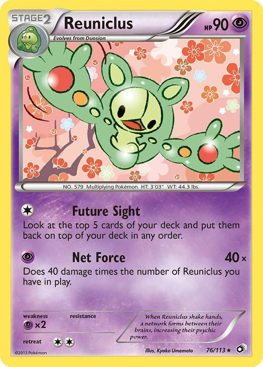 Pokemon Reuniclus 76/113 Legendary Treasures