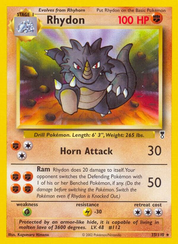 Pokemon Rhydon 35/110 Legendary Collection