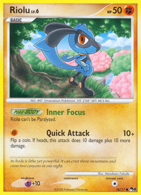 Pokemon Riolu 16/17 POP Series 8