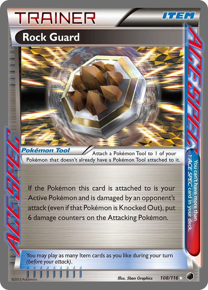 Pokemon Rock Guard 108/116 Plasma Freeze