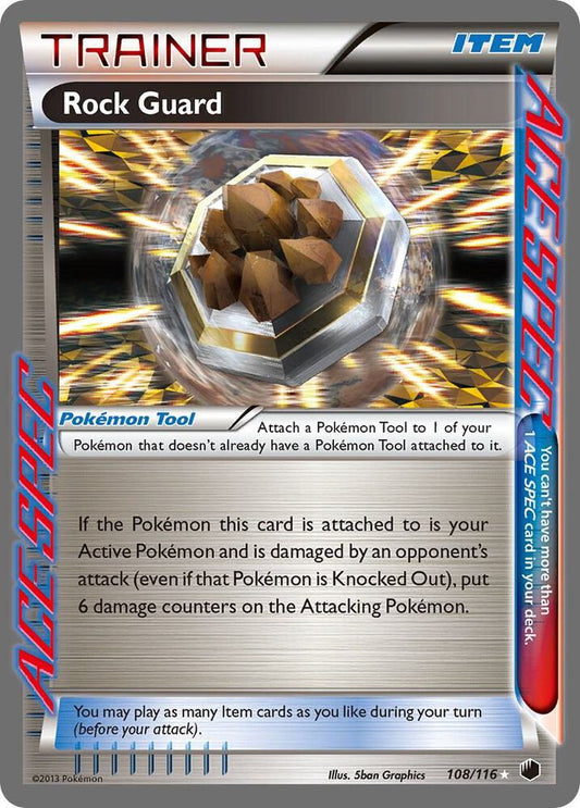 Pokemon Rock Guard 108/116 Plasma Freeze