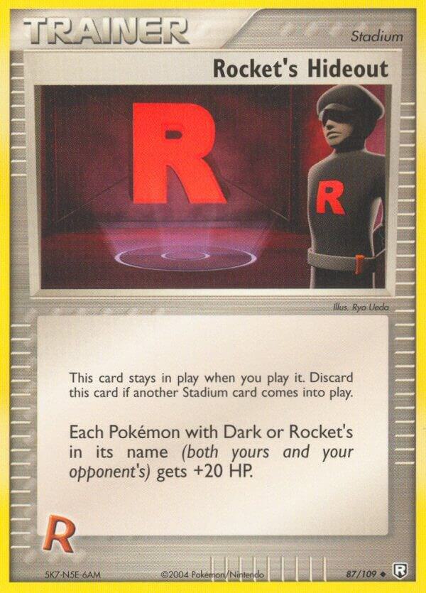 Pokemon Rocket's Hideout 87/109 Team Rocket Returns
