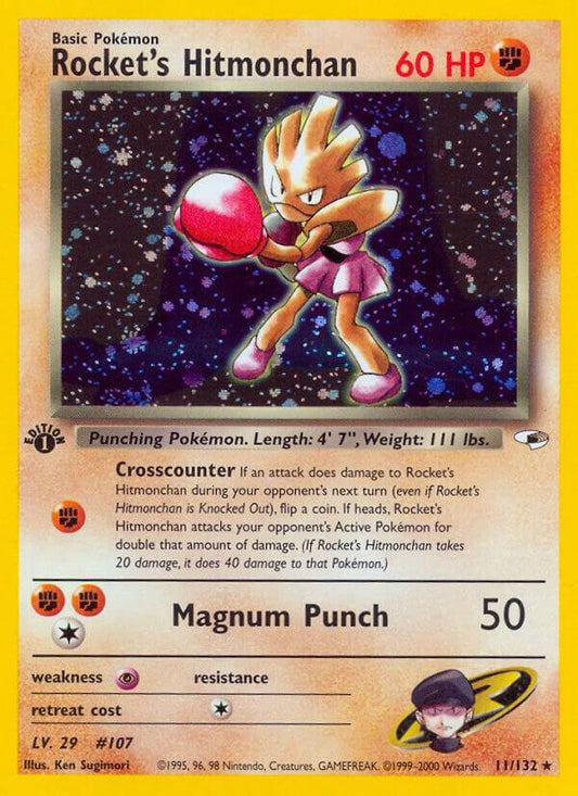 Pokemon Rocket's Hitmonchan 11/132 Gym Heroes