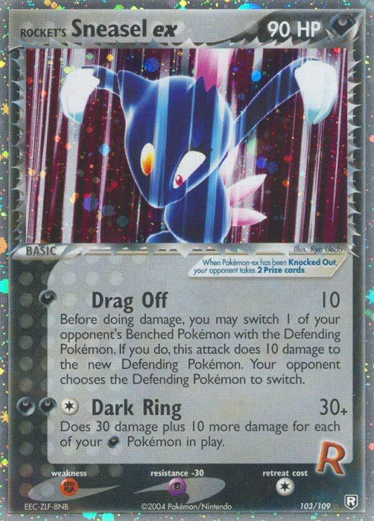 Pokemon Rocket's Sneasel ex 103/109 Team Rocket Returns