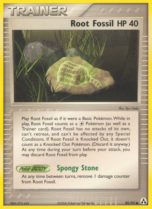 Pokemon Root Fossil 80/92 Legend Maker