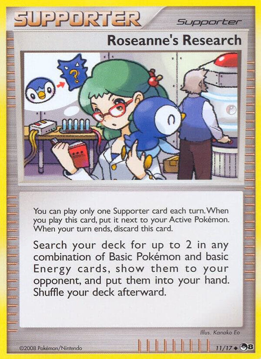 Pokemon Roseanne's Research 11/17 POP Series 8