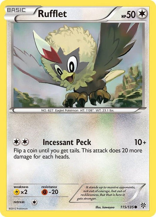 Pokemon Rufflet 115/135 Plasma Storm