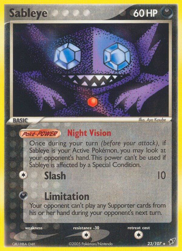 Pokemon Sableye 23/107 Deoxys