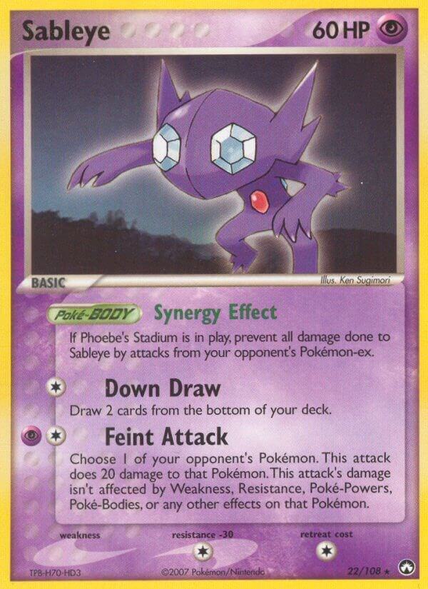 Pokemon Sableye 22/108 Power Keepers