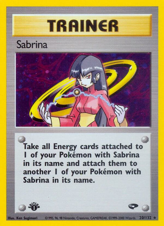Pokemon  Sabrina 20/132 Gym Challenge