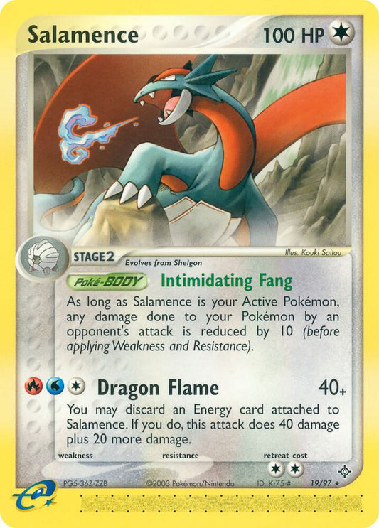Pokemon Salamence 19/100 Dragon