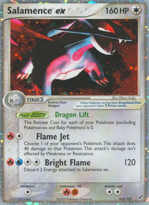 Pokemon Salamence ex 103/107 Deoxys