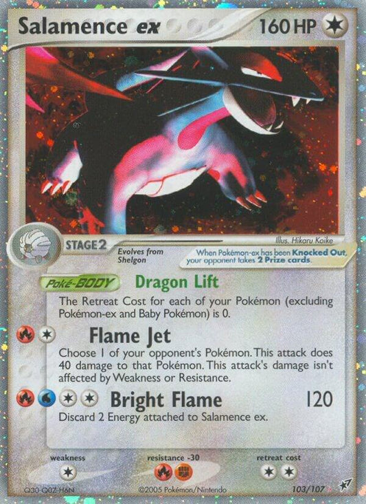 Pokemon Salamence ex 103/107 Deoxys