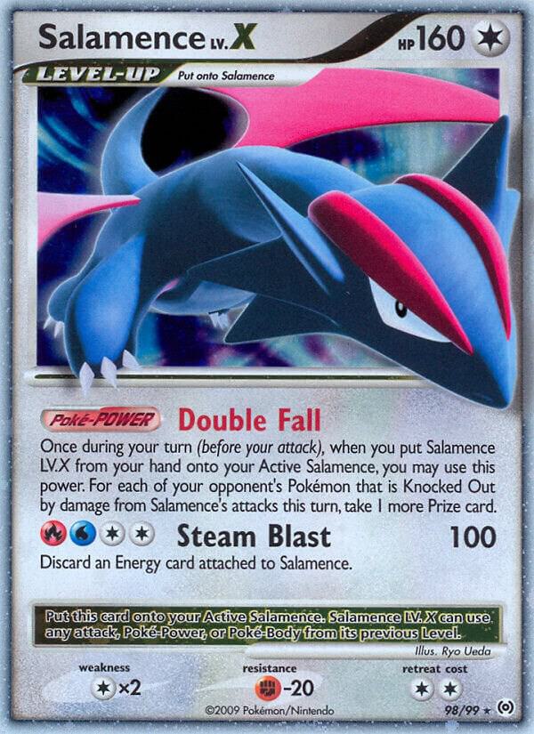 Pokemon Salamence LV.X 98/99 Arceus