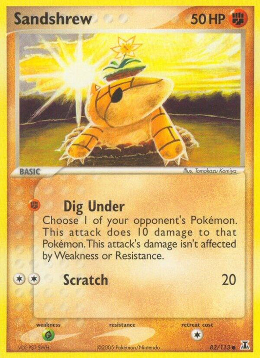 Pokemon Sandshrew 82/113 Delta Species