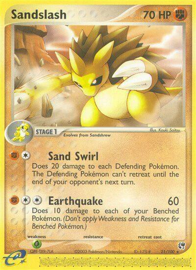 Pokemon Sandslash 21/100 Sandstorm
