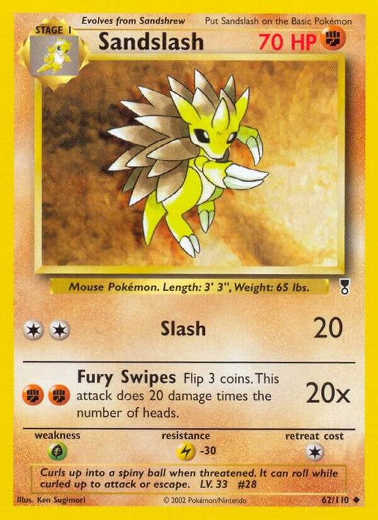 Pokemon Sandslash 62/110 Legendary Collection