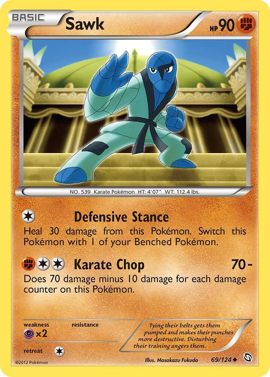 Pokemon Sawk 69/124 Dragons Exalted