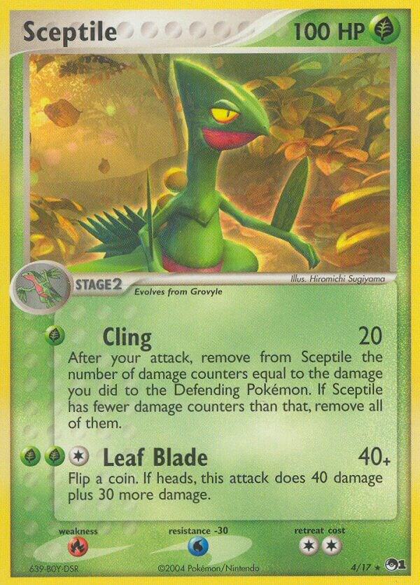 Pokémon Sceptile 4/17 POP Series 1