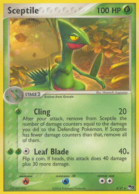 Pokémon Sceptile 4/17 POP Series 1