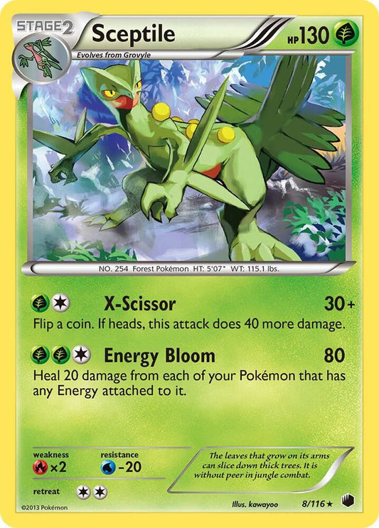 Pokemon Sceptile 8/116 Plasma Freeze