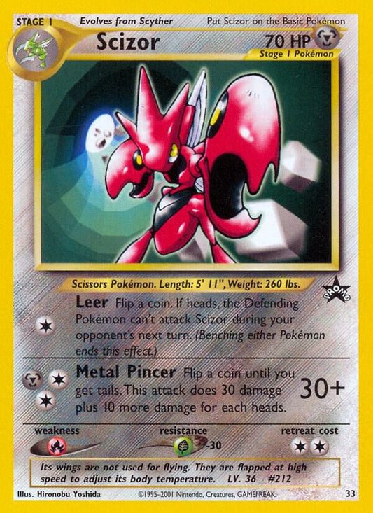 Pokemon Scizor #33 WOTC Promo