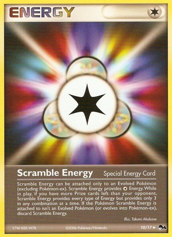 Pokemon Scramble Energy 10/17 POP Series 4