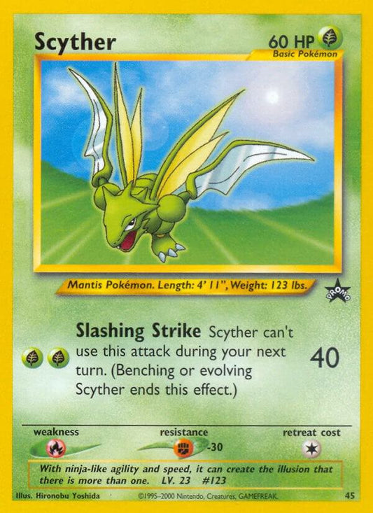 Pokemon Scyther #45 WOTC Promo