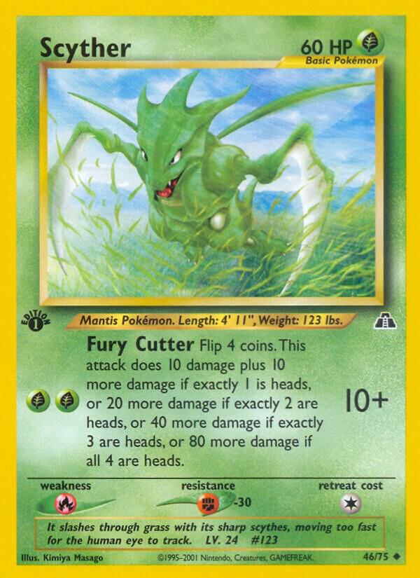 Pokemon Scyther 46/75 Neo Discovery